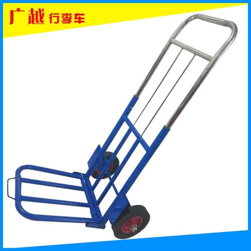 行李车载重王折叠手拉车小拖车行李拉车折叠购物拉车钢管静音轮