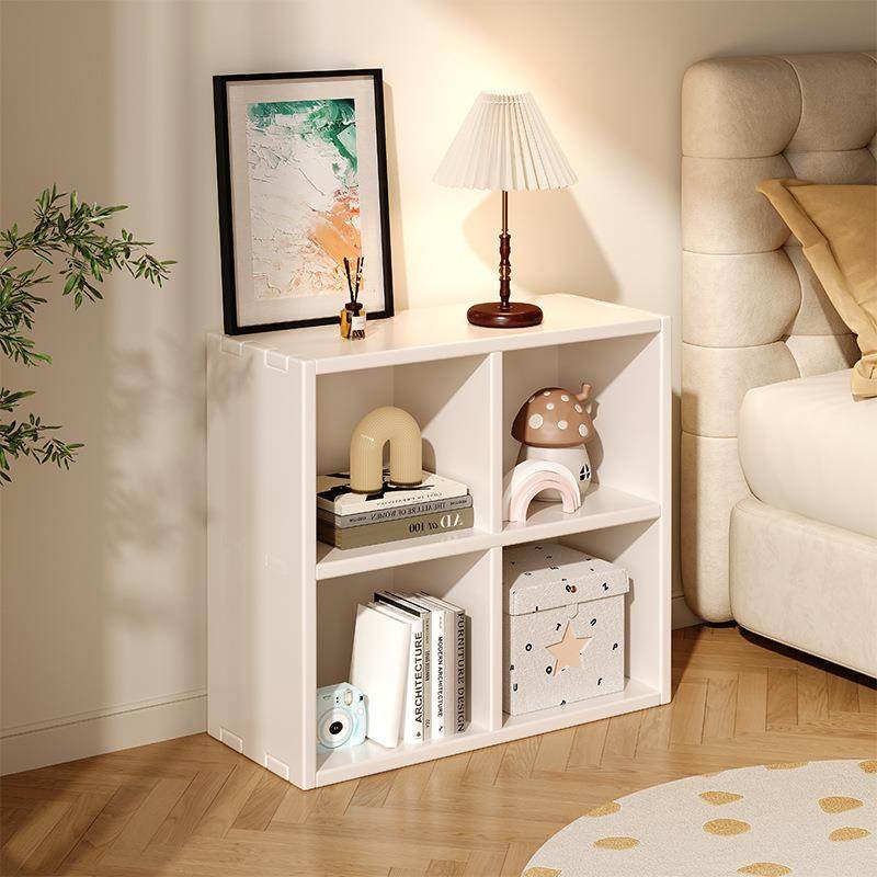 书架床边置物架落地多层收纳架子一体靠墙卧室柜子储物柜书柜