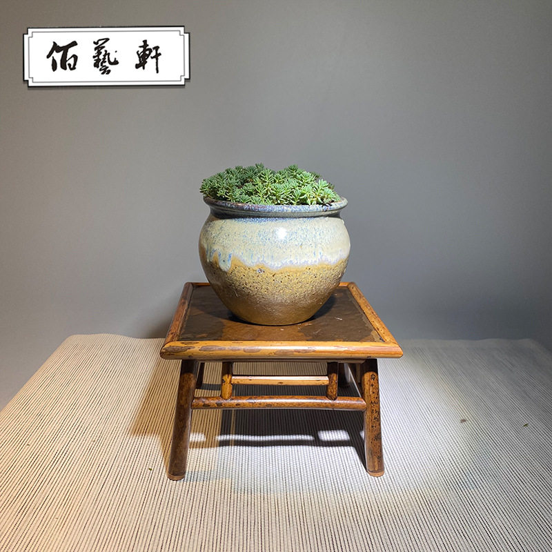 佰艺轩东阳纯手工木雕小桌摆件