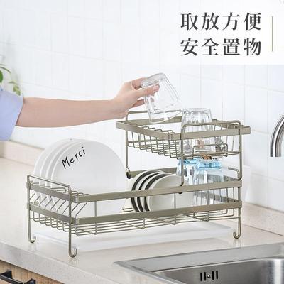 碗架沥水架碗碟筷子沥水篮厨房置物架放碗涉水槽池上淋餐具收纳架