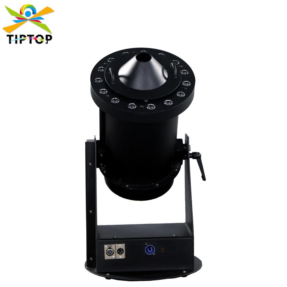 中型LED喷纸机DMX512控制流星雨彩纸喷射器15颗白光灯珠仿真火焰