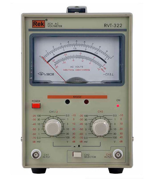 ReK美瑞克双针交流毫伏表12档