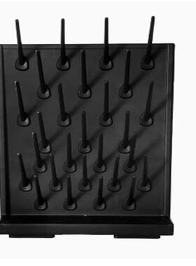 实验室滴水架/沥水化验室凉干架黑色型号:STH4-400*120*550