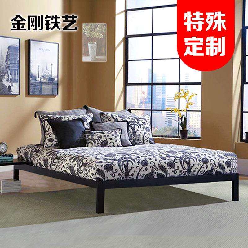 铁床架双人床单人床儿童床铁艺床现代简易床1.5米1.8米韩式榻榻米