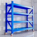 仓储货架家用可移动货架带轮置物架展示架仓库储物架商用带万向轮