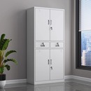 铁皮办公室文件柜钢制档案资料柜财务凭证柜带锁抽屉矮柜储物书柜