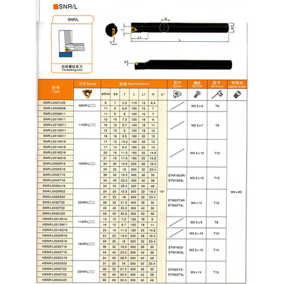 跨境数控内螺纹刀杆snr0013n16/0016q16/0020r16内孔车刀杆