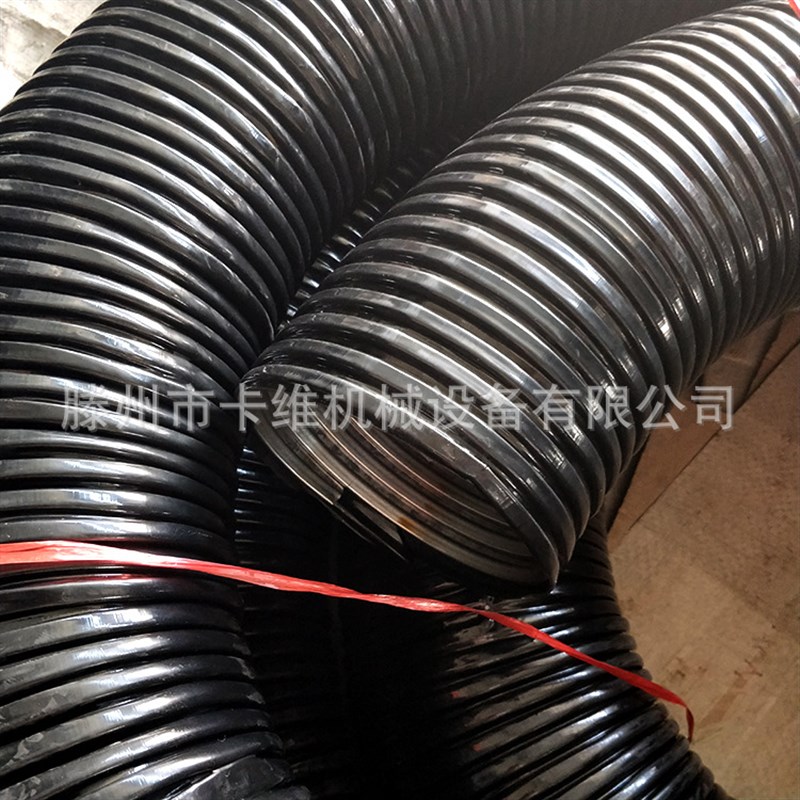 DN150包塑金属软管JSH100阻燃包塑金属软管大口径pvc包塑金属软管