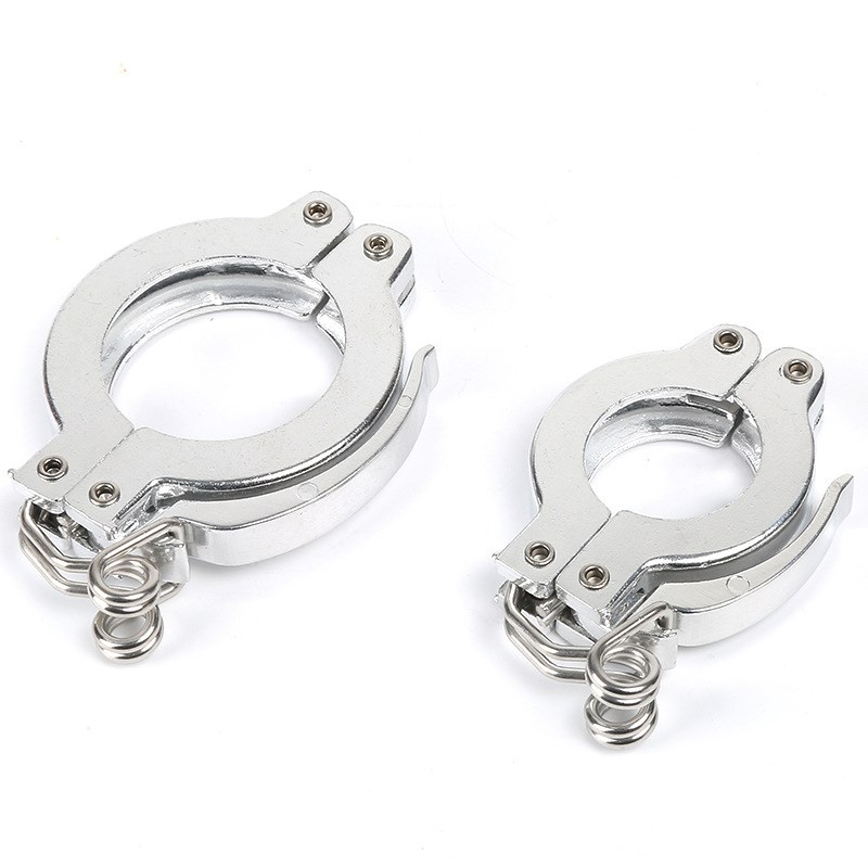 KF铝卡箍压力弹簧NW快卸紧扣防脱落真空卡箍Toggle clamp扭簧卡箍