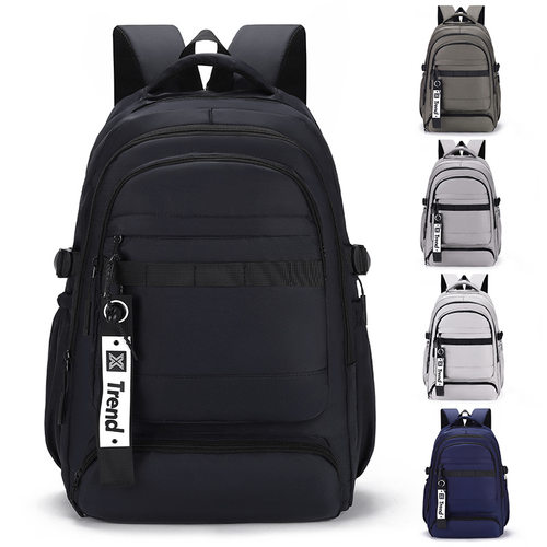 新款大容量学生拉杆书包