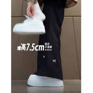 怪美主义 女网面休闲运动鞋 内增高女鞋 小白鞋 女 小个子2025爆款