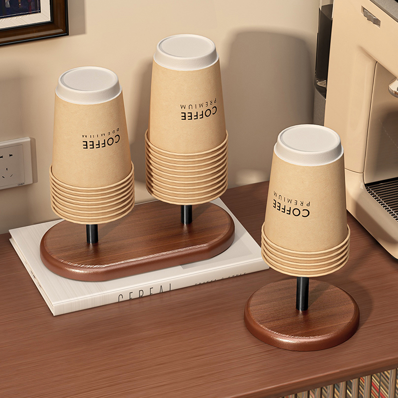 一次性杯子置物架纸杯架取杯器