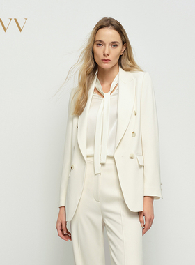 OVV春夏热卖女装三醋酸精致利落休闲易搭西服外套GTXEJ15005A