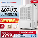 格力除湿机家用地下室 大功率工业抽湿机别墅商用除湿器DH60EI