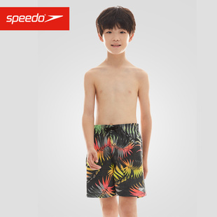 男 异域彩色印花宽松舒适海边度假儿童泳裤 Speedo 速比涛沙滩裤