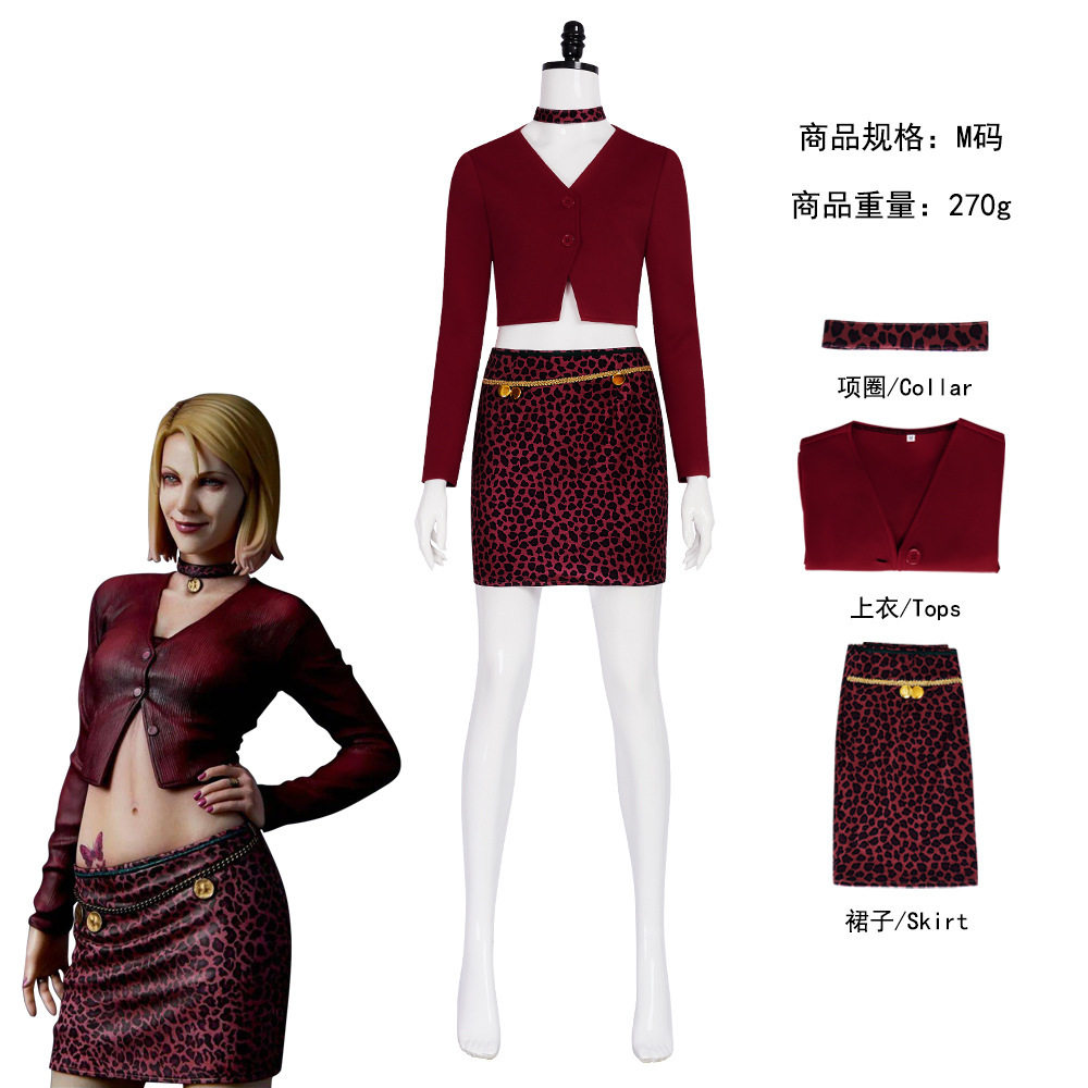 寂静岭护士玛丽cos服万圣节恐怖角色扮演玛丽亚cosplay裙子工厂