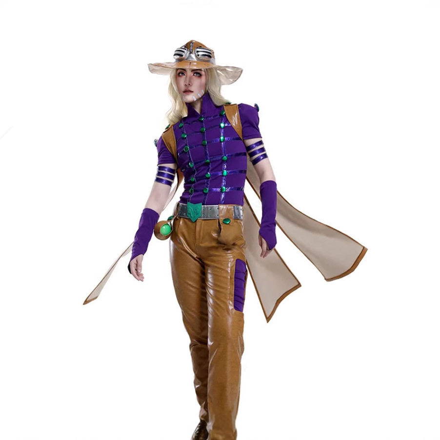 JOJO的奇妙冒险cos服杰洛齐贝林cosplay全套Gyro万圣节二次元