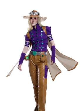 JOJO的奇妙冒险cos服杰洛齐贝林cosplay全套Gyro万圣节二次元