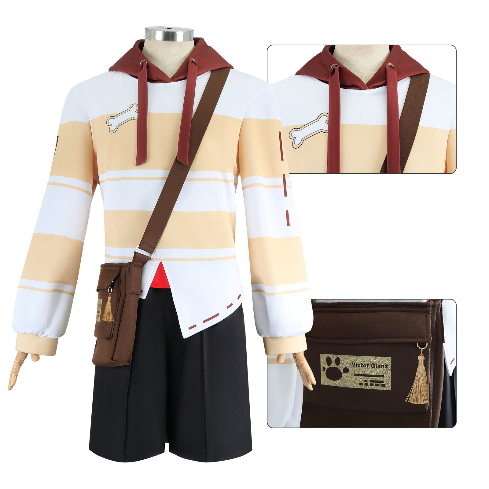 漫路人第五人格cos服邮差维克多·葛兰兹邮差cosplay服装罗森联动