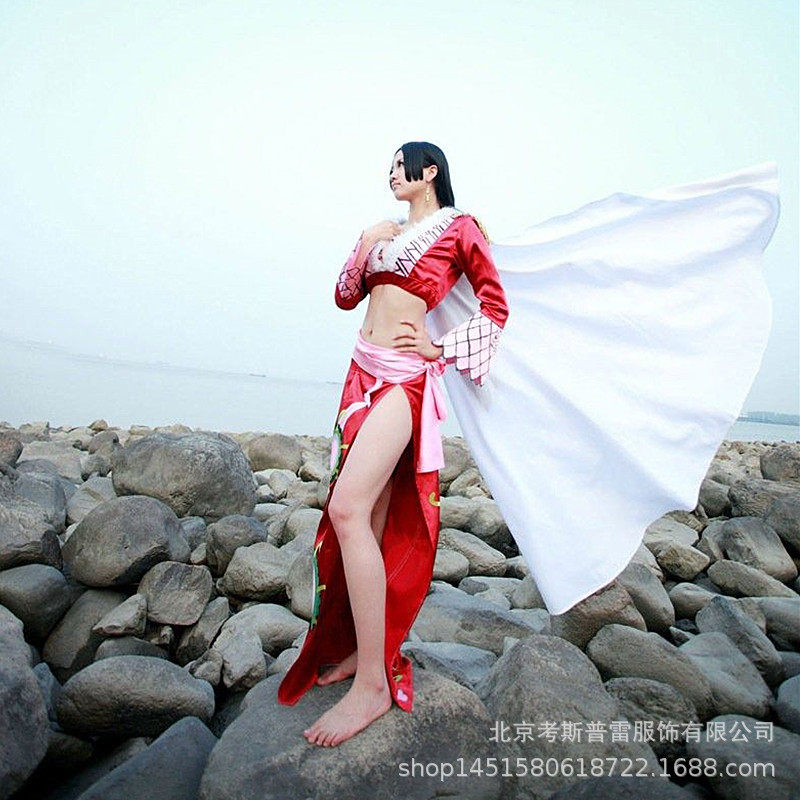 海贼王航海王蛇姬汉库克女帝红旗袍漫展万圣节派对cosplay服装女