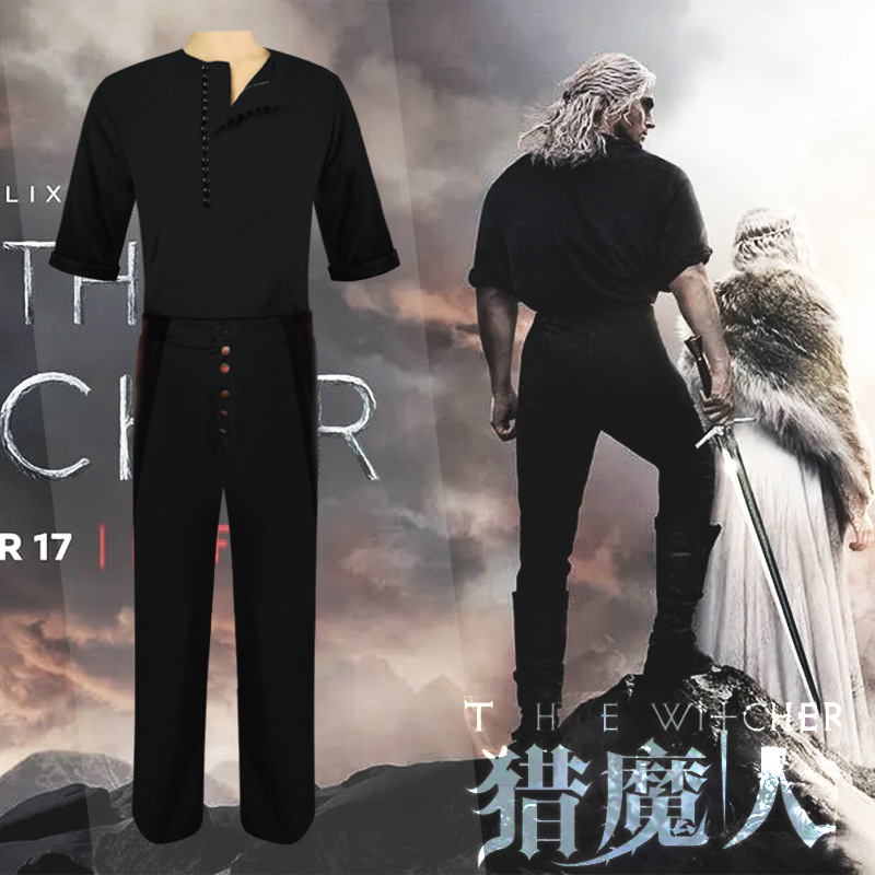 猎魔人cos服 杰洛特全套电影角色扮演C服表演服cosplay万圣节服装