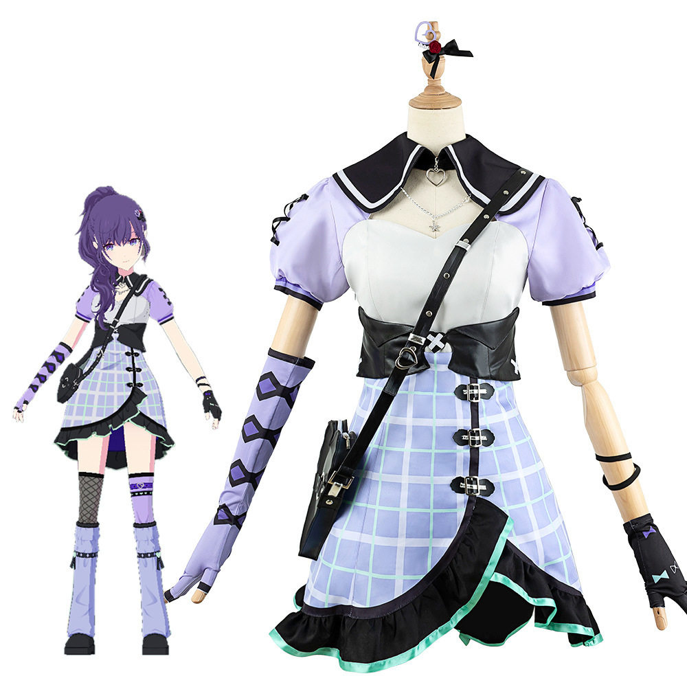 世界计划朝比奈真冬二次元动漫服装夏日短裙可爱套装CG1459WL