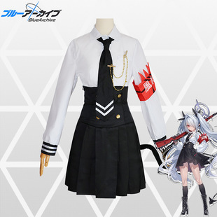 蔚蓝档案银镜伊织cosplay动漫人物服装二次元女万圣节服装跨境
