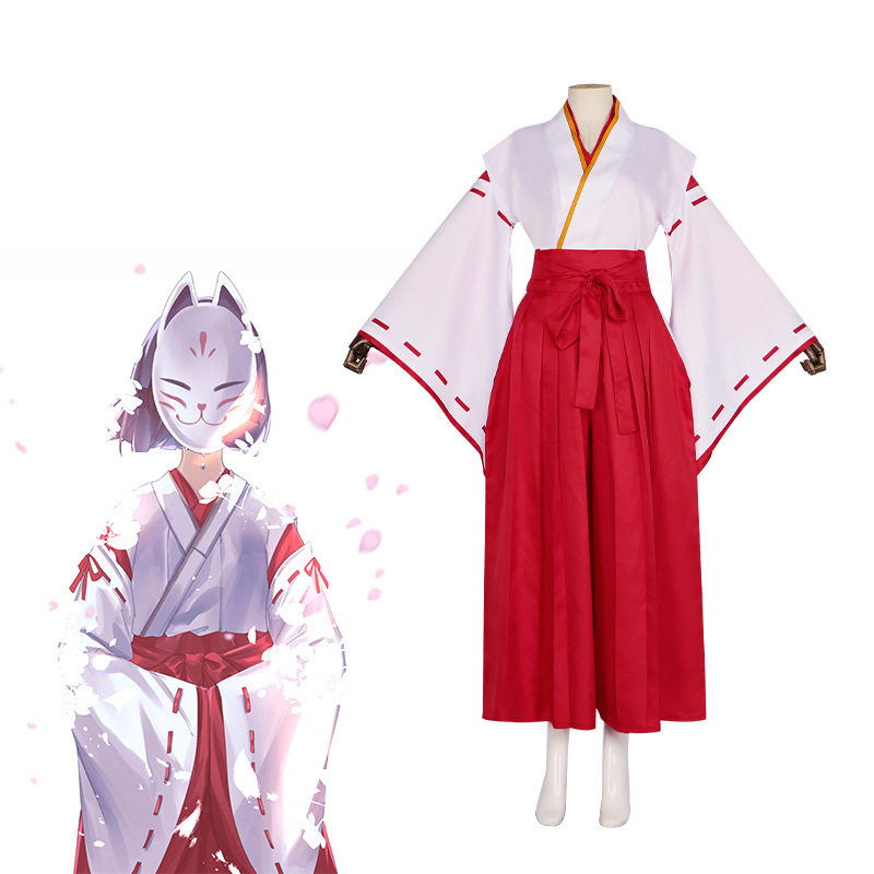 原神cos服稻妻城巫女花散里cosplay服角色扮演服游戏动漫服装