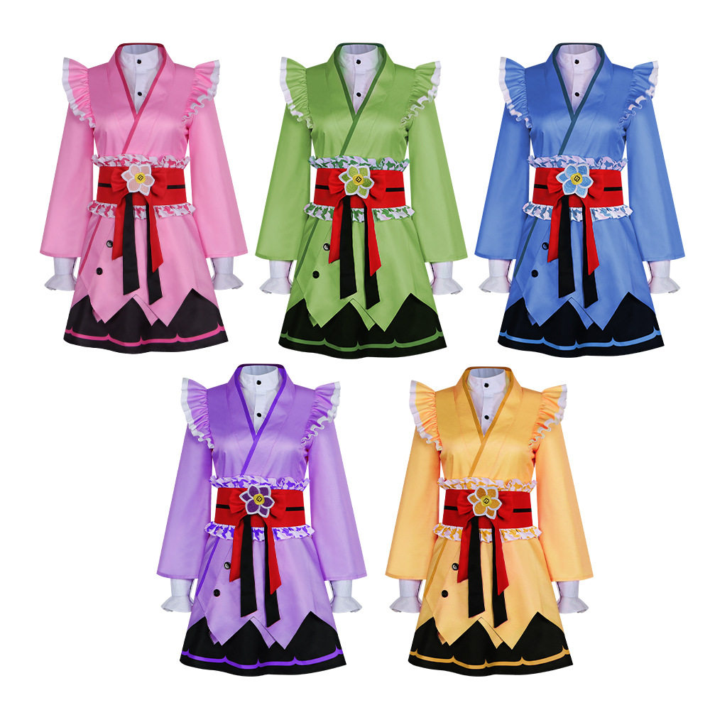 前桥魔女cos服赤城结奈新里杏珠魔女团花屋制服cosplay舞台表演服