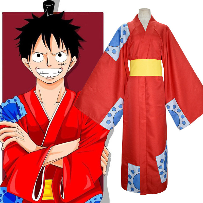 经典日漫海贼王和之国cos路飞索隆特拉法尔加罗cosplay日本和服