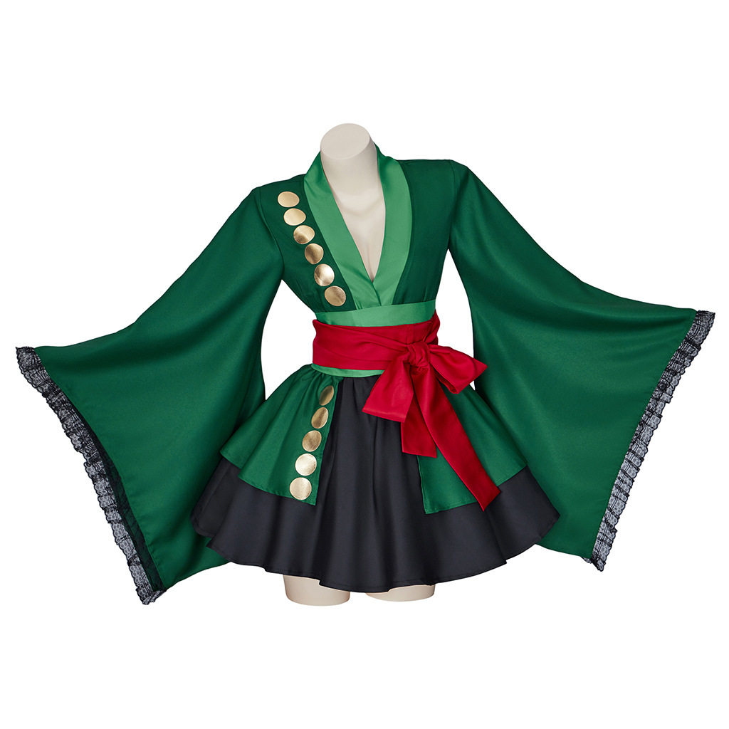 海贼王索隆cos服装索隆性转和服裙子卓洛两年后草帽cos佐罗秒发货