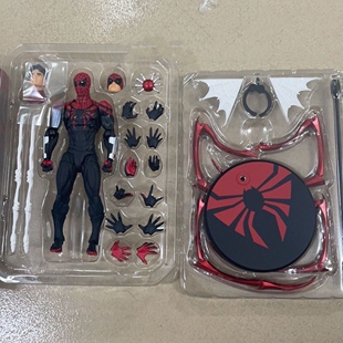 messtoys章帕克究极蜘蛛侠手办黑色邻居摆件邻居漫威模型玩具手办