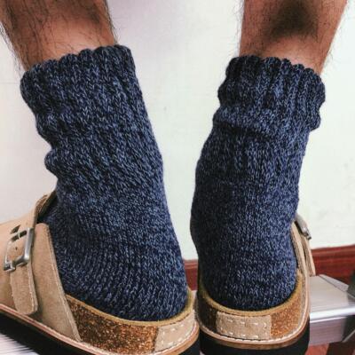 TREETALLIFE纯色雪花舒适毛圈袜