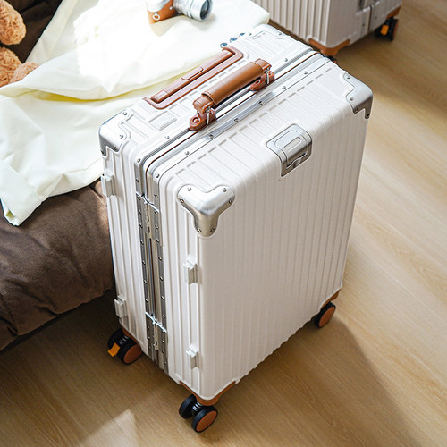 行李箱拉杆箱铝框24旅行箱万向轮