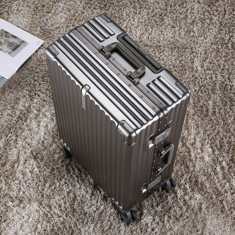 行李箱铝框万向轮静音密码