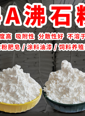 白沸石粉4A斜发沸石粉 除氨氮饲料牙膏沸石粉吸附剂白色土壤改良