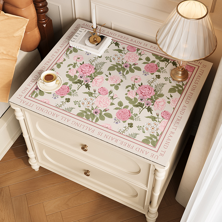 床头柜盖布防水防油免洗防尘盖垫