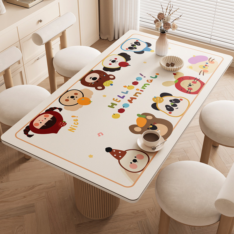 防水防油餐桌垫高级感免洗皮革桌垫茶几桌面保护垫隔热防烫桌布垫,居家布艺,桌布,淘宝优惠券,粉丝福利购,淘宝优惠卷