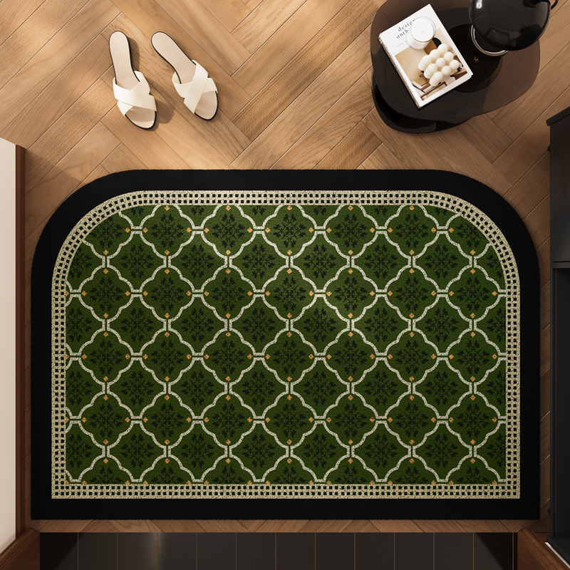 美式复古入户地垫丝圈蹭土踩脚垫