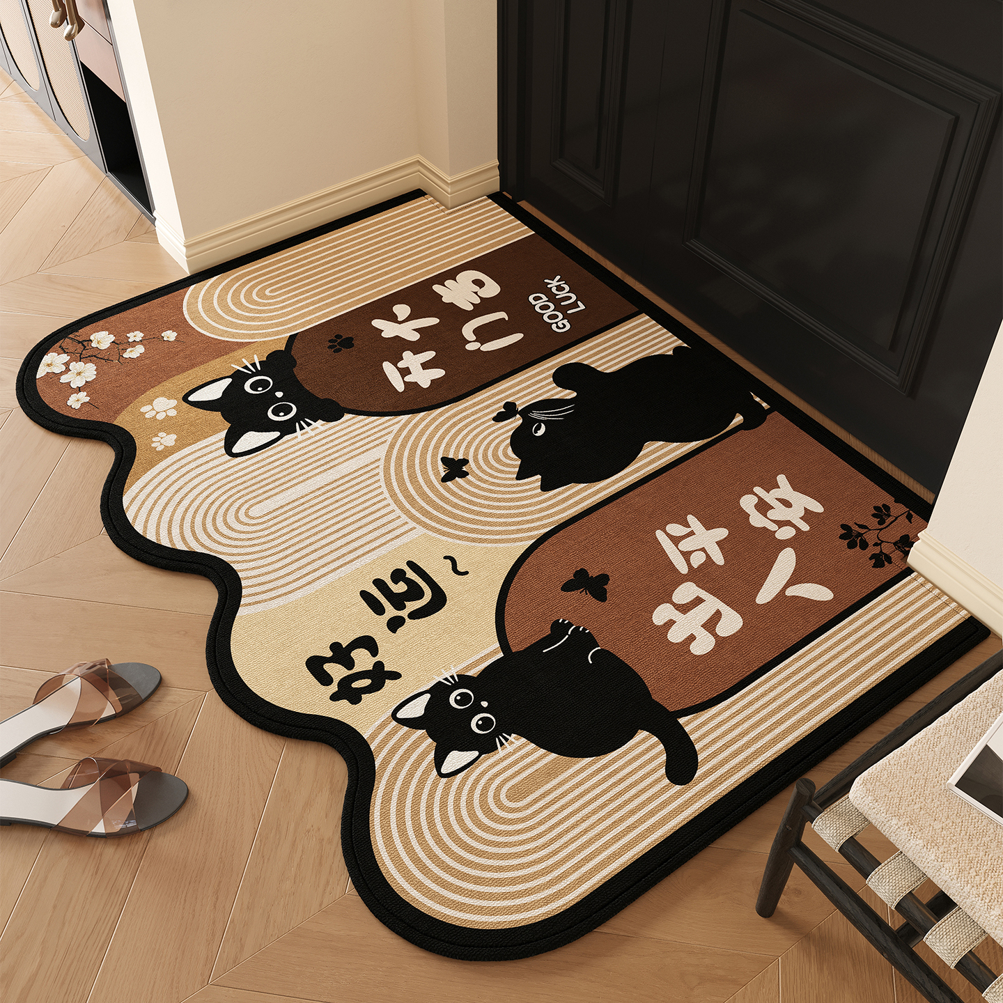 入户门地垫防滑耐脏进门脚垫地毯