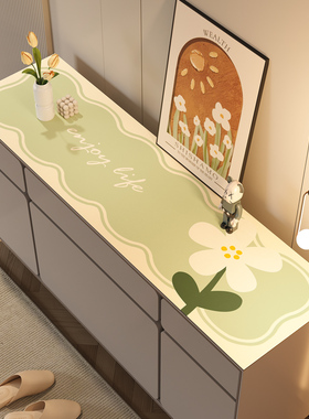玄关鞋柜垫子台面桌面餐边柜保护垫电视柜桌垫高级硅胶垫防水桌布