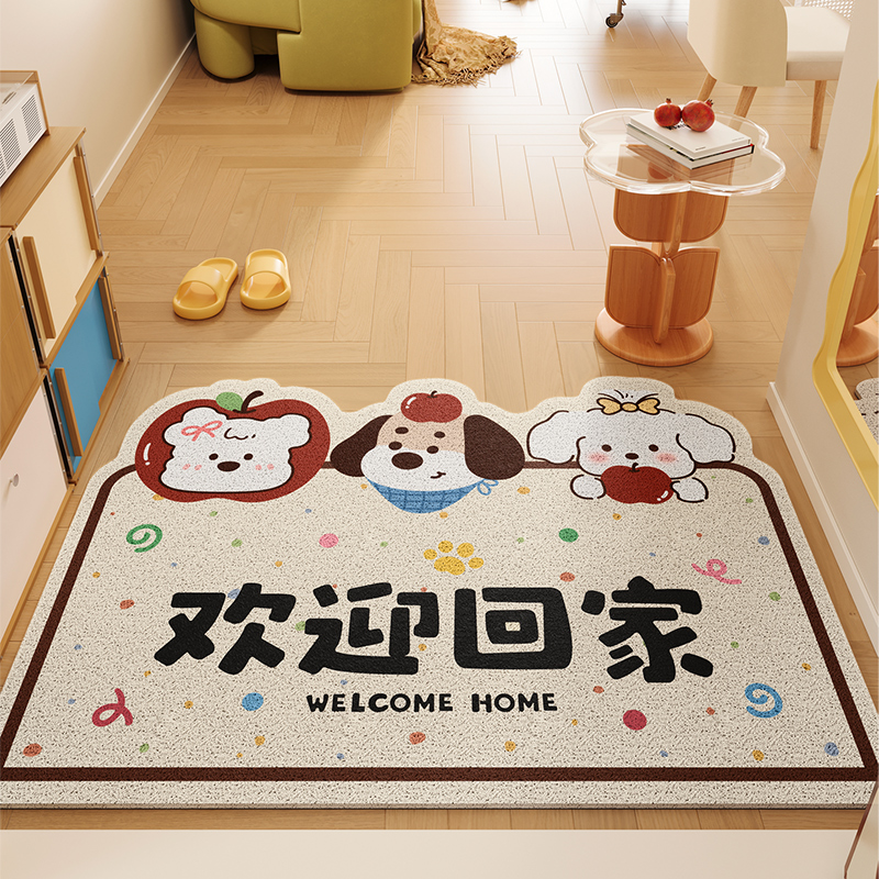 欢迎回家仪式感入户门口地垫丝圈