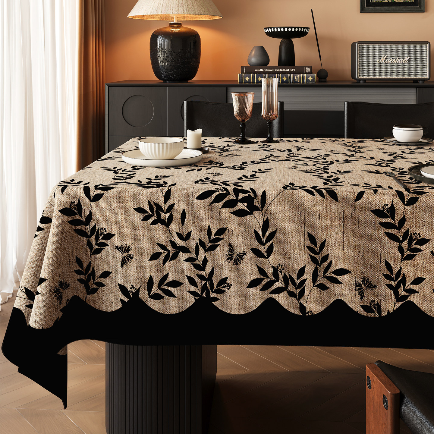 复古桌布防油防水防烫高级感棉麻布艺餐桌台布免洗防烫桌子保护垫,居家布艺,桌布,淘宝优惠券,粉丝福利购,淘宝优惠卷