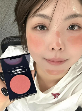 单色持久显色腮红盘泥丝滑牛奶粉防水胭脂修容盘纯欲风裸妆腮红膏