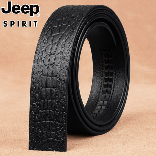 皮带JEEP真皮男裤腰带
