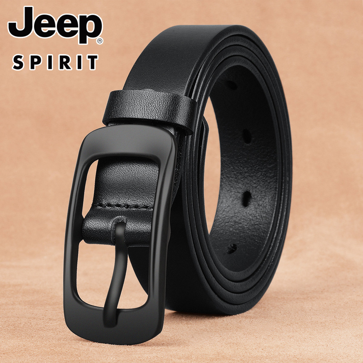 JEEP SPIRIT皮带女真皮腰带女头层牛皮时尚装饰针扣简约裤带女韩,服饰配件/皮带/帽子/围巾,腰带/皮带/腰链,淘宝优惠券,粉丝福利购,淘宝优惠卷