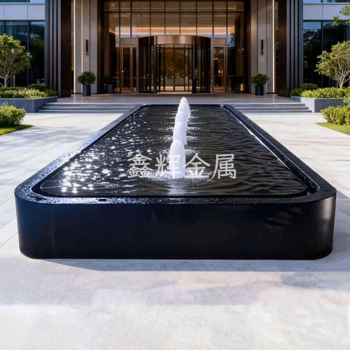 庭院流水涌泉景观不锈钢成品水景喷泉循环水户外鱼池瀑布流水摆件