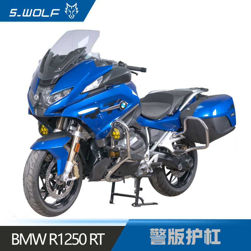 雪狼适用于新款bmwr1250rt版不锈钢上下保险杠发动机防摔杠护板