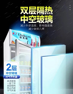 达克斯单门双门三门四门风冷无霜商用家用冷藏保鲜饮料展示柜