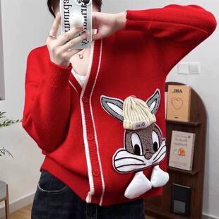 缝在毛衣上的装饰品可爱卡通时尚布贴装饰外套衣服后背diy缝羽绒